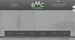 Desktop Screenshot of bmc-immobilier.fr