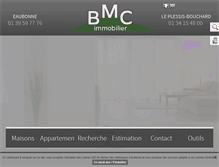 Tablet Screenshot of bmc-immobilier.fr